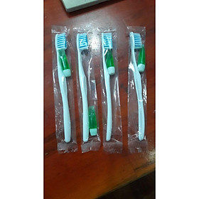 Mua 100 Bàn Chải nhựa trắng + Kem xanh cho khách sạn   nhà nghỉ...