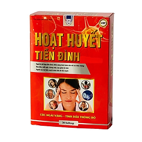 HOẠT HUYẾT TIỀN ĐÌNH - Hộp 30 viên- Cải Thiện Rối Loạn Tiền Đình