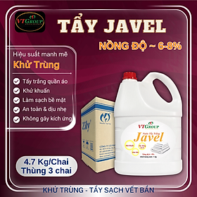 Nước tẩy Javel 3chai/ thùng 5KG
