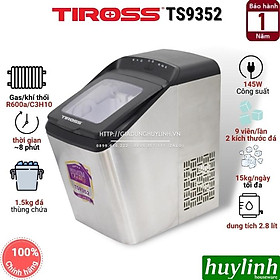 Máy làm đá viên gia đình Tiross TS9352 - 15kg/ngày - Hàng chính hãng