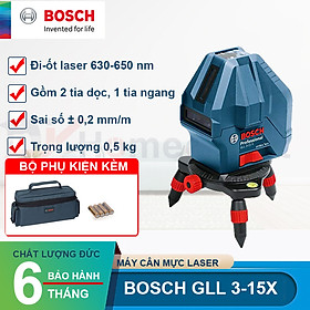 Máy cân mực bosch gll 3-15x