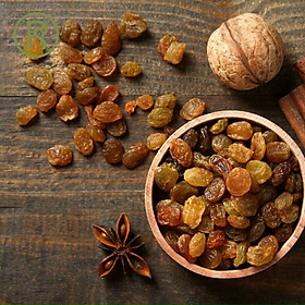 1kg Nho khô nâu Real Food (brown raisins)