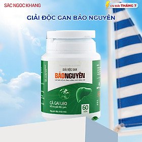 Thực phẩm bảo vệ sức khỏe Viên uống giải độc gan Bảo Nguyên 60 viên [Sắc Ngọc Khang Official]