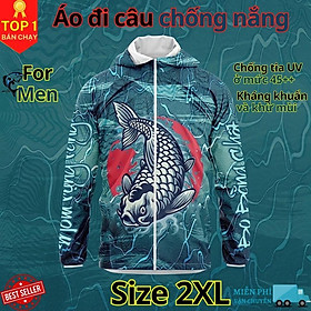 Áo câu cá thời trang chống nắng đủ size từ 50-85kg - Áo đi câu chất liệu chống tia UV cao cấp D Danido