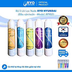 Mua Lõi Lọc RYO RP902 Đầu Dạng Xoắn/Vặn - Bộ Lõi RYO Hyundai Wacortec Nhập Khẩu Hàn Quốc  Hàng Chính Hãng - Sediment PCB Pre-carbon Post-carbon FTO UF Membrane