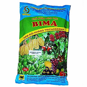 Chế phẩm sinh học BIMA chứa nấm đối kháng Tricoderma - ủ phân và kháng bệnh (1kg)