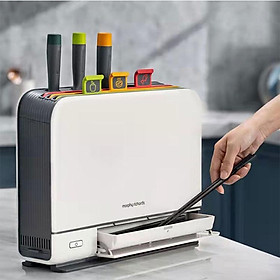 Mua Hộp đựng dao thớt khử khuẩn cao cấp bằng tia UV Morphi Richard MR1001 - Bao gồm dao và thớt