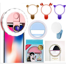 Mua Đèn led kẹp điện thoại hiếu sáng chụp hình