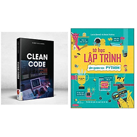 Hình ảnh Combo 2Q: Tớ Học Lập Trình - Làm Quen Với Python + Clean code – Mã sạch và con đường trở thành lập trình viên giỏi