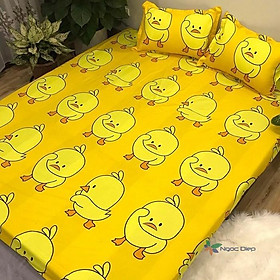 Mua Bộ ga kèm đôi vỏ gối poly cotton siêu ngộ giá rẻ kích thước m6 hoặc m8 (được chọn mẫu)