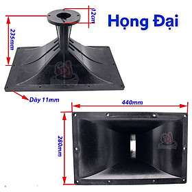 Mua Họng loa treble kèn đại 28x44cm. Giá 1 chiếc. họng loa kéo nhựa cao cấp dầy  họng treble 250  treble 350  treb 450  750  họng loa 725  loa kéo