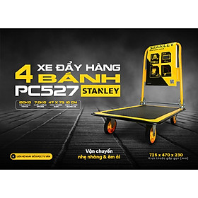 Xe Đẩy Tay 4 Bánh (Có Thể Gấp Gọn) Stanley PC527