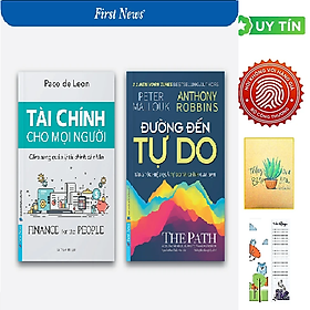 Combo Tài Chính Cho Mọi Người + Đường Đến Tự Do - First News - Đường