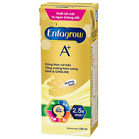 Lốc 3 Hộp Sữa Enfagrow A+4 360 Brain Plus Vanilla (180ml/Hộp)