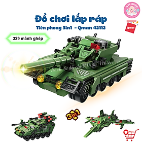 Đồ chơi lắp ráp xếp hình Qman 42112 - Tiên Phong (329 mảnh ghép) - Dành cho bé trai từ 6 tuổi