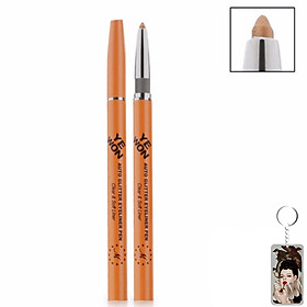 Chì mí kim tuyến Mira Glitter Auto Eyeliner Pen Nước Hàn No.308 Gold brown tặng kèm cặp móc khoá