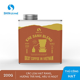 SHIN Cà Phê_Cà phê thủ công Khe Sanh Blend hộp thiếc 200g