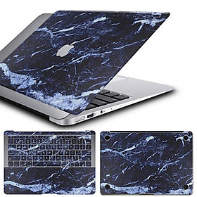 Bộ 3 vỏ bảo vệ mặt trên+dưới+bàn phím chuyên dụng cho Apple MacBook Air(2017) - Màu xanh đậm đá cẩm thạch
