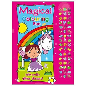 [Download Sách] Magical Colouring Fun With Puffy Stickers