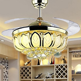 Mua Quạt trần đèn trang trí 4 cánh đóng mở