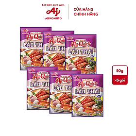 Lốc 6 gói Lẩu Thái Aji-Quick 50g