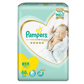 Combo 4 Tã Dán Pampers Sơ Sinh Nội Địa Nhật Bản Gói Cực Đại NB66 (66 Miếng / Gói)