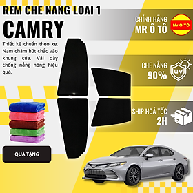Rèm Che Nắng Xe Toyota Camry Loại 1 Mr Ô TÔ Bảo Hành 24 tháng Cam Kết Chuẩn Khít Theo Xe