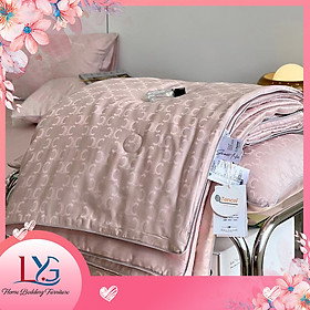 Mua Chăn mùa hè mát lạnh vải tencel màu trang nhã