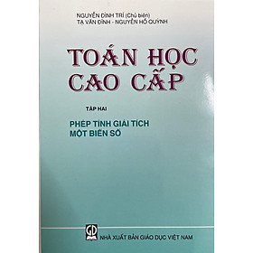 Toán Cao Cấp Tập 2- Nguyễn Đình Trí