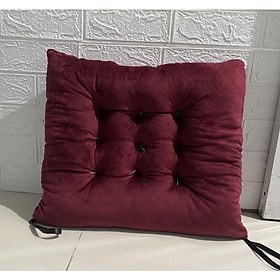 Mua ĐỆM NGỒI BỆT VUÔNG VẢI NỈ NHUNG MÀU MỚI SBK064