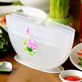KHAY NHÚNG BÁNH TRÁNG 3 NGĂN TIỆN DỤNG NHỰA CAO CẤP AN TOÀN