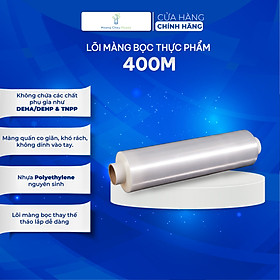 Mua Cuộn Màng Bọc Thức ăn HOÀNG CHÂU PLASTIC 30cm x 400m Nhựa Nguyên Sinh Đạt Chuẩn FDA An Toàn Thân Thiện Với Môi Trường