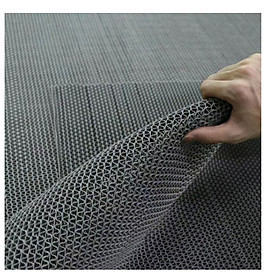 Mua Thảm nhựa chống trơn trượt khổ 90cm màu xám sử dụng lót sàn xe  khu vực dầu mỡ  dễ trơn trượt  hồ bơi  toilet  sân ướt - 0.9mx3.5m