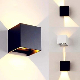 Mua Đèn led gắn tường Đèn tường led hình vuông để ngoài trời  điều chỉnh được góc  chiếu  chống nước B9013
