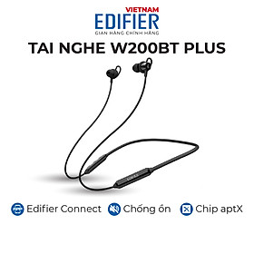 Tai nghe Bluetooth 5.1 EDIFIER W200BT Plus Âm thanh Stereo Chống nước IPX5 - Hàng chính hãng