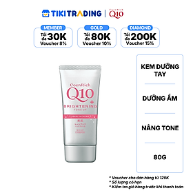 Kem tay dưỡng ẩm và nâng tone đều màu COENRICH Q10 (80 g/tuýp)
