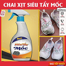 Siêu Tẩy Mốc Quần Áo, Vải, Chăn Ga Gối, Khăn Trắng Mà Không Làm Hỏng Sợi Vải Chai 300ml