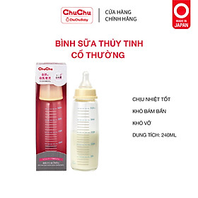 Bình Sữa Thủy Tinh Cổ Thường G-240Ml Chuchu Baby (Box Type)