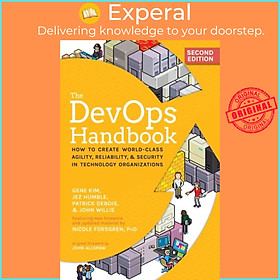 Sách - The DevOps Handbook - How to Create World-Class Agility, Reliability, & Sec by Jez Humble (UK edition, paperback)