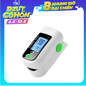 Máy đo nồng độ oxy trong máu độ bão hòa oxy SpO2 bằng đầu ngón tay & Màn hình PR 8S Đo nhanh, Máy đo nhịp tim