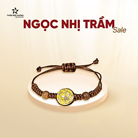 Vòng Tay Trầm Hương tự nhiên Ngọc Nhị Trầm - An nhiên,hạnh phúc - Trầm Tốc Việt Nam Thiên Mộc Hương