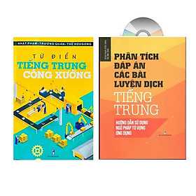 Sách -Combo Từ điển Tiếng Trung công xưởng+Phân tích đáp án các bài luyện