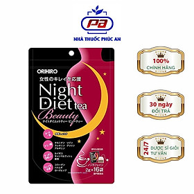 Trà Beauty Collagen Orihiro 16 gói giúp giảm cân, phân giải mỡ thừa, chống lão hóa và đẹp da
