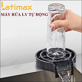 Mua Máy rửa cốc ly tự động  phun rửa chai lọ áp suất cao gắn chậu rửa tiện dụng cho nhà bếp