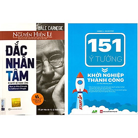 Combo 151 Ý Tưởng Khởi Nghiệp Thành Công Và Đắc Nhân Tâm Tặng Bookmark Hiệu Sách Mùa Hạ