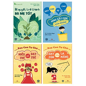 Combo Sách Dạy Con Tự Chủ (Sbooks) (Bộ 4 Cuốn)