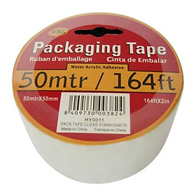 Băng keo trong 50m x 50mm uncle bills hy0011
