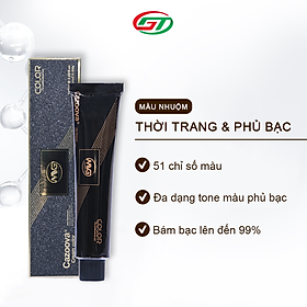 Thuốc Nhuộm Tóc CAZOOVA Phủ Bạc Cao Cấp 100ML – Màu Nhuộm Bền Màu, Dưỡng Tóc