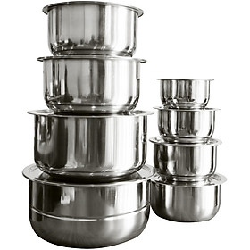 Mua Bộ 8 nồi inox đa năng FAMILY KITCHEN có nắp đậy