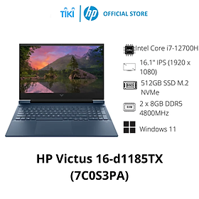 Mua Laptop HP VICTUS 16-d1185TX 7C0S3PA (Intel Core i7-12700H | 16GB | 512GB | RTX 3060 6GB | 16.1 inch FHD 144 Hz | Win 11 | - Hàng Chính Hãng